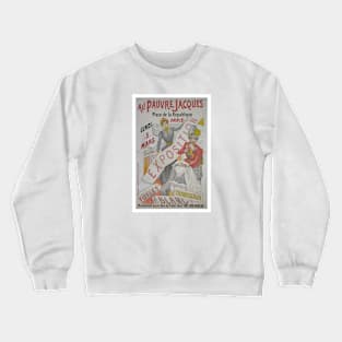 Affiche au Pauvre Jacques Crewneck Sweatshirt